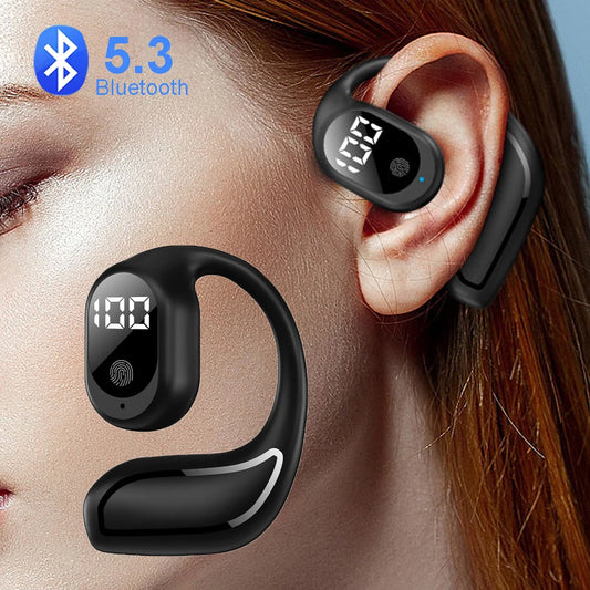 TWS Bluetooth 5.3 Headphone Ear Hook Wireless Earphone HiFi Stereo Noise Reduction Headset Waterproof Earbud for Huawei iPhone